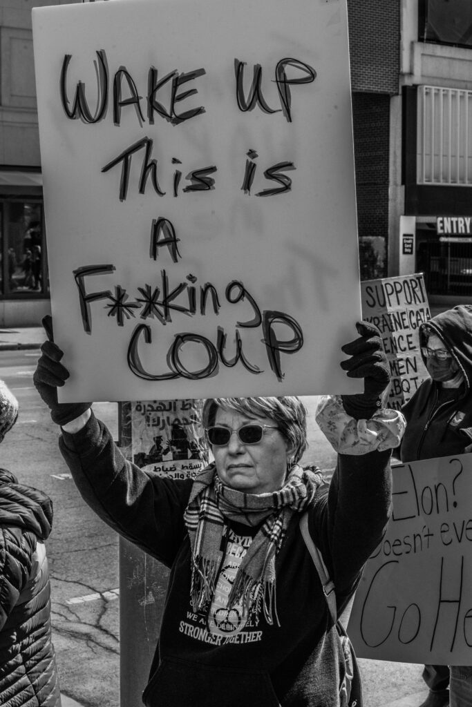 Protest women's march.