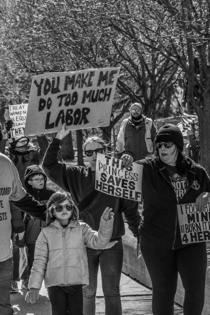 Protest women's march