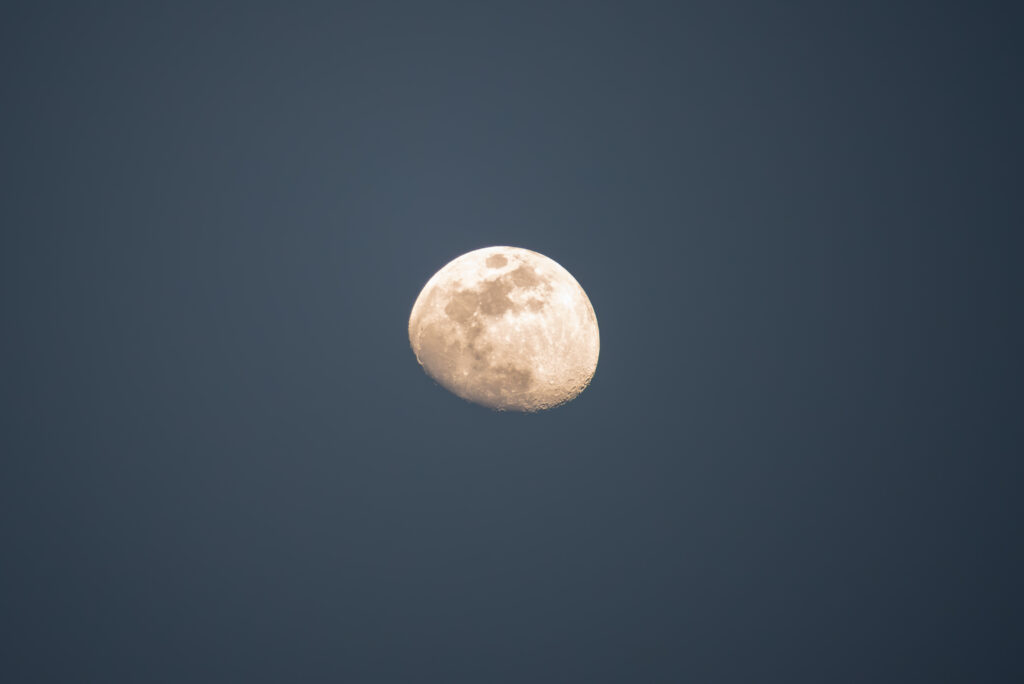 A shot of the moon